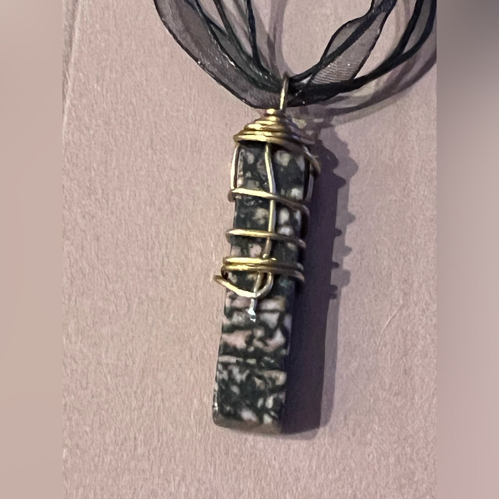 NEW Bohemian rhodonite necklace